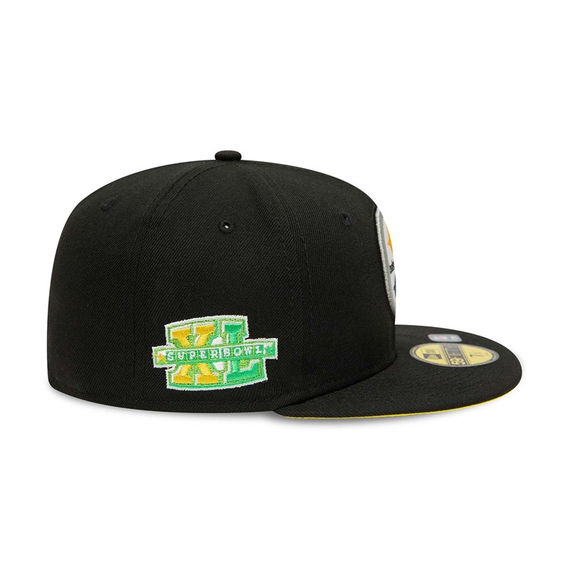 59fifty New Era Pittsburgh Pirates Pop Fitted Gorras Negros | QT8692731