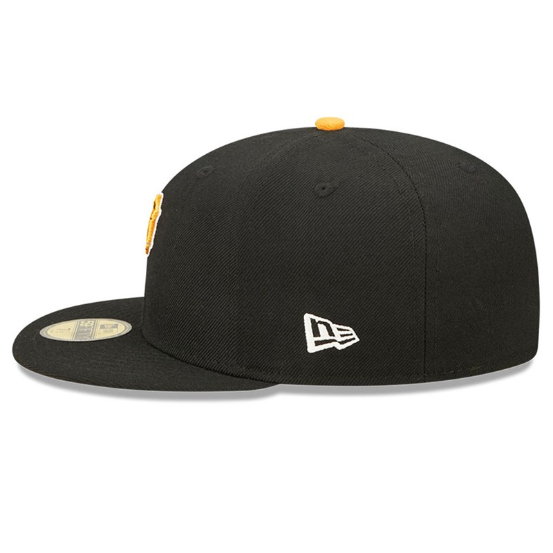 59fifty New Era Pittsburgh Pirates Tiger Fill Fitted Gorras Negros | BP4759681