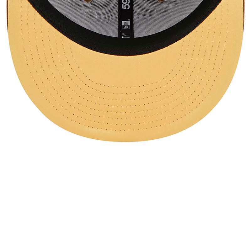 59fifty New Era Pittsburgh Pirates Tri Tone Fitted Gorras Marrom | BJ4063125