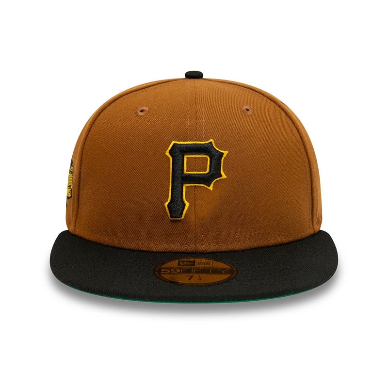 59fifty New Era Pittsburgh Pirates World Series Fitted Gorras Marrom | BE2071583