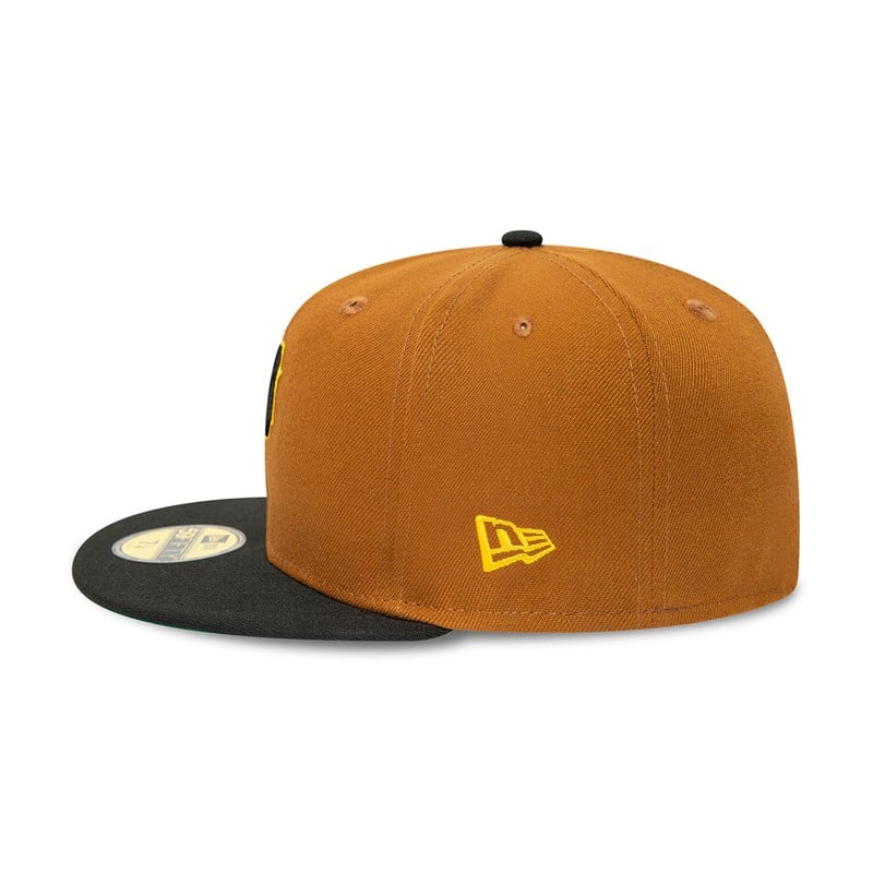 59fifty New Era Pittsburgh Pirates World Series Fitted Gorras Marrom | BE2071583