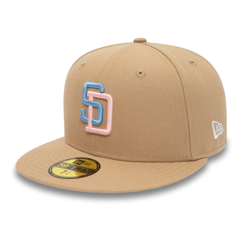 59fifty New Era San Diego Padres 1984 World Series Fitted Gorras Marrom | SH0369781