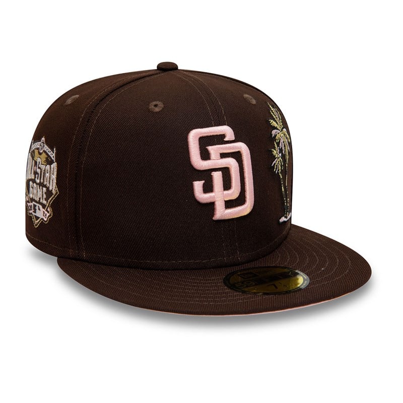 59fifty New Era San Diego Padres 2016 All Star Game Fitted Gorras Marrom | VK5689041