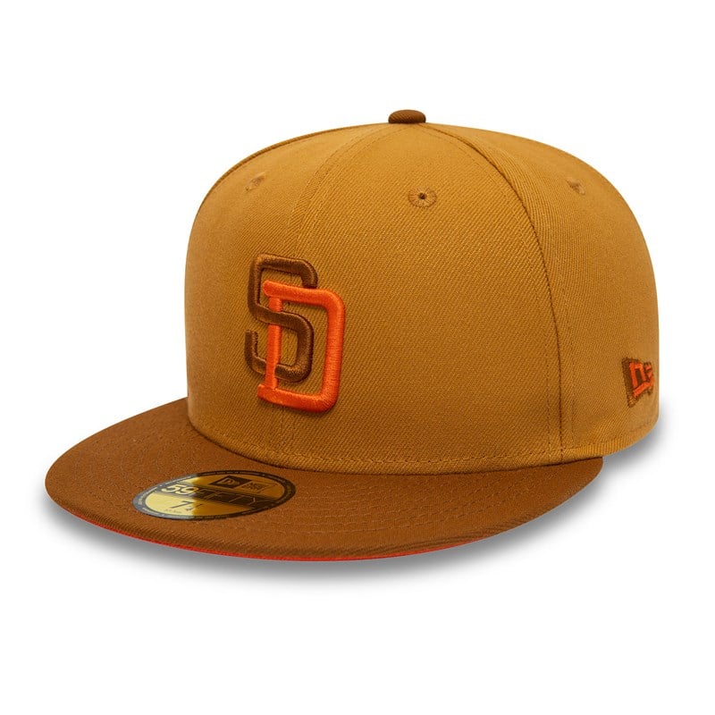 59fifty New Era San Diego Padres 40th Anniversary Fitted Gorras Marrom | KI2380751