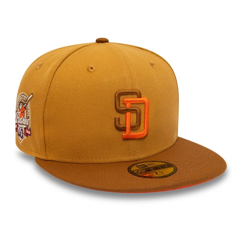 59fifty New Era San Diego Padres 40th Anniversary Fitted Gorras Marrom | KI2380751