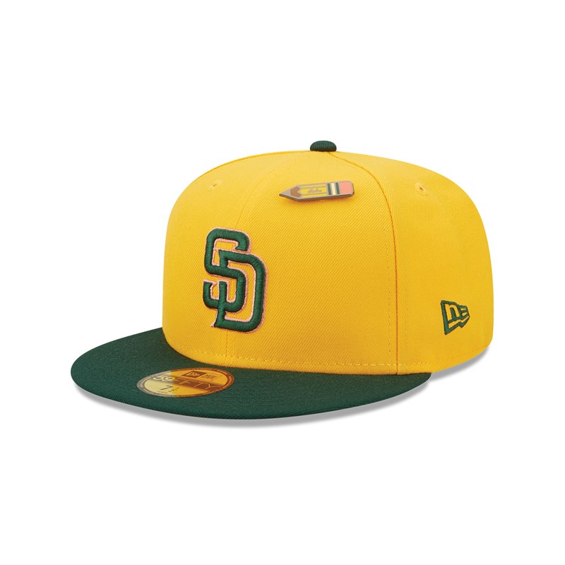 59fifty New Era San Diego Padres Back To School Fitted Gorras Amarillos | ST5094831