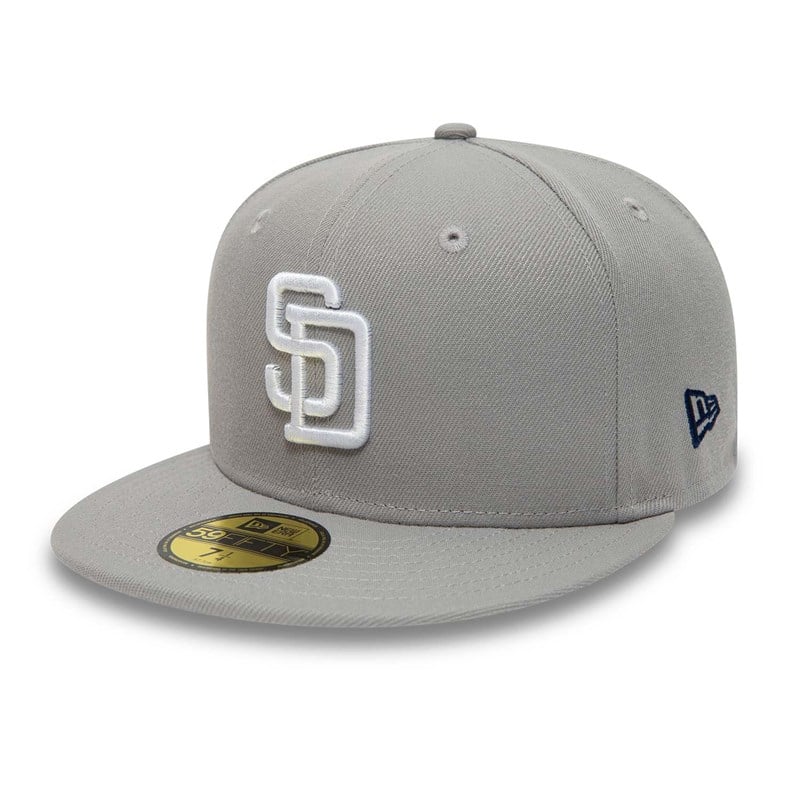 59fifty New Era San Diego Padres Basics Fitted Gorras Grises | LA6791534