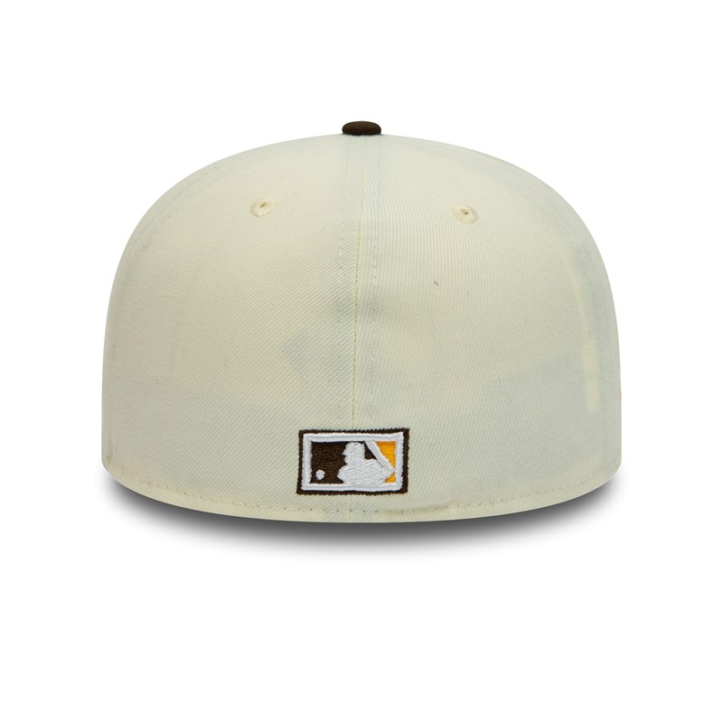 59fifty New Era San Diego Padres Chrome Fitted Gorras Blancos | ZN7129840