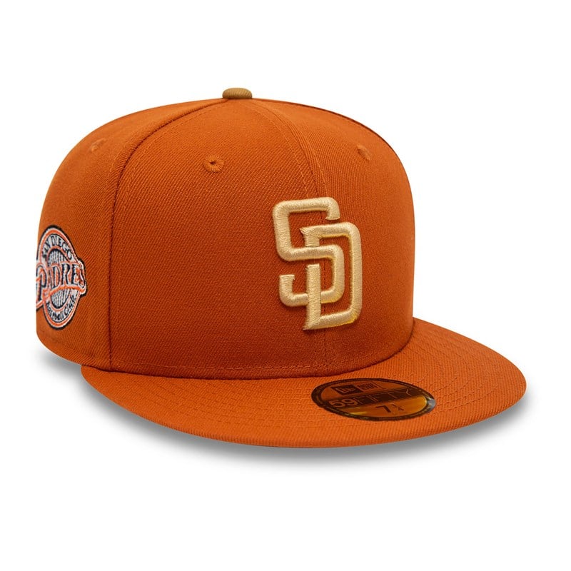 59fifty New Era San Diego Padres Fall Colours Fitted Gorras Naranjas | MX6702918