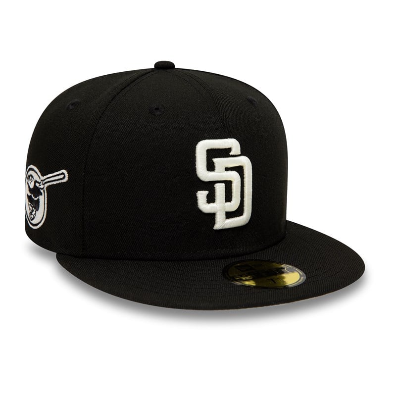 59fifty New Era San Diego Padres Glow In The Fitted Gorras Negros | EC8134526