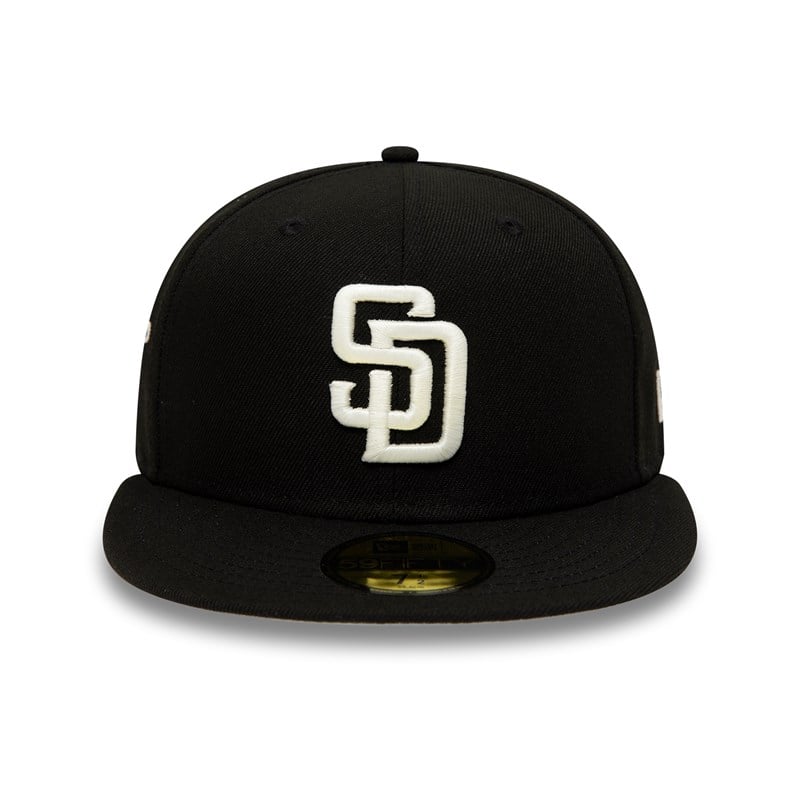 59fifty New Era San Diego Padres Glow In The Fitted Gorras Negros | EC8134526