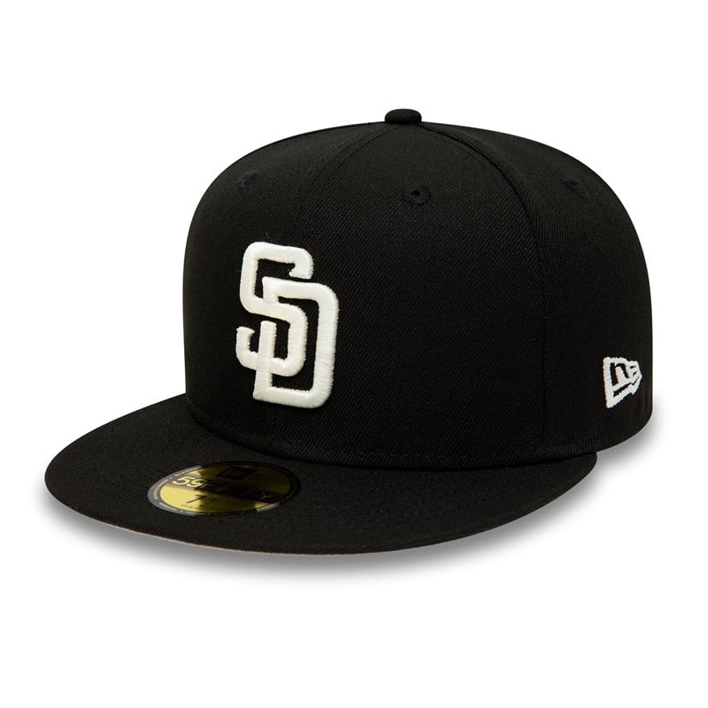 59fifty New Era San Diego Padres Glow In The Fitted Gorras Negros | EC8134526