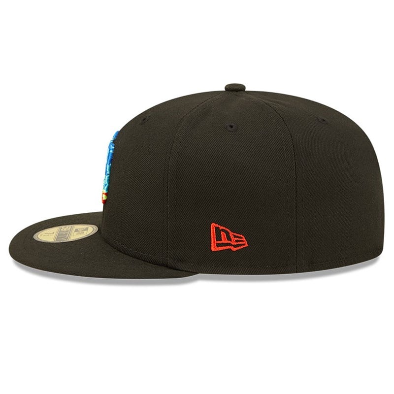 59fifty New Era San Diego Padres Infrared Fitted Gorras Negros | GT0431982