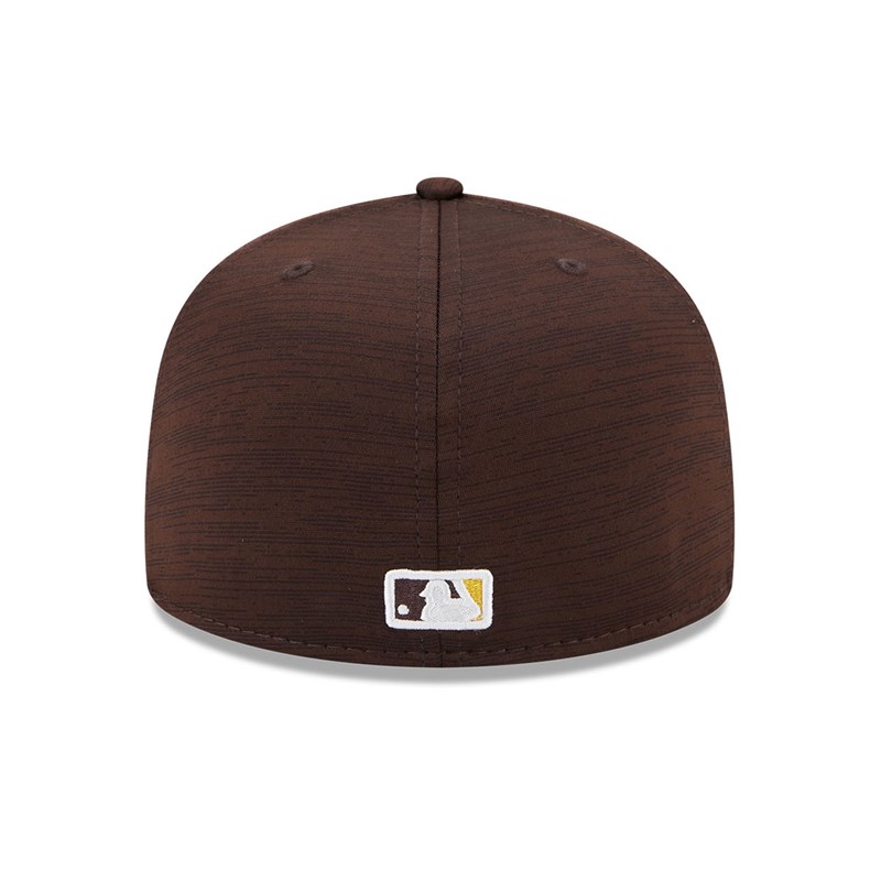 59fifty New Era San Diego Padres MLB Clubhouse Fitted Gorras Marrom | BJ4765309