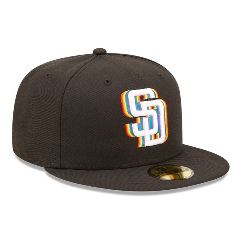 59fifty New Era San Diego Padres MLB Prismatic Fitted Gorras Negros | ZX2465097