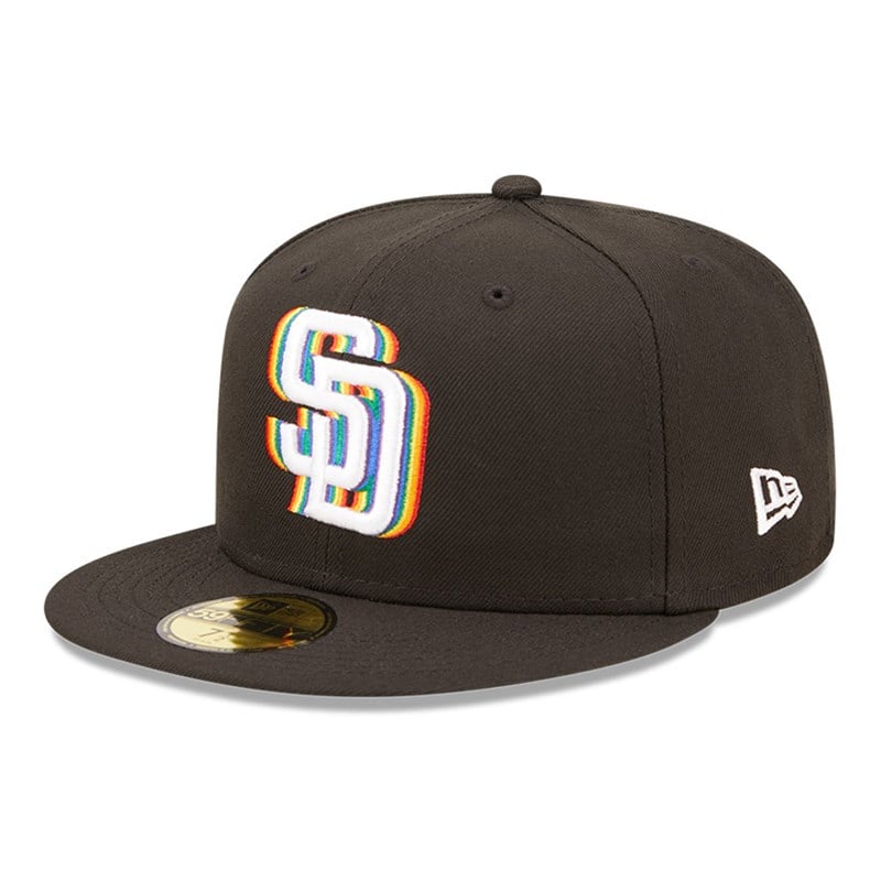 59fifty New Era San Diego Padres MLB Prismatic Fitted Gorras Negros | ZX2465097