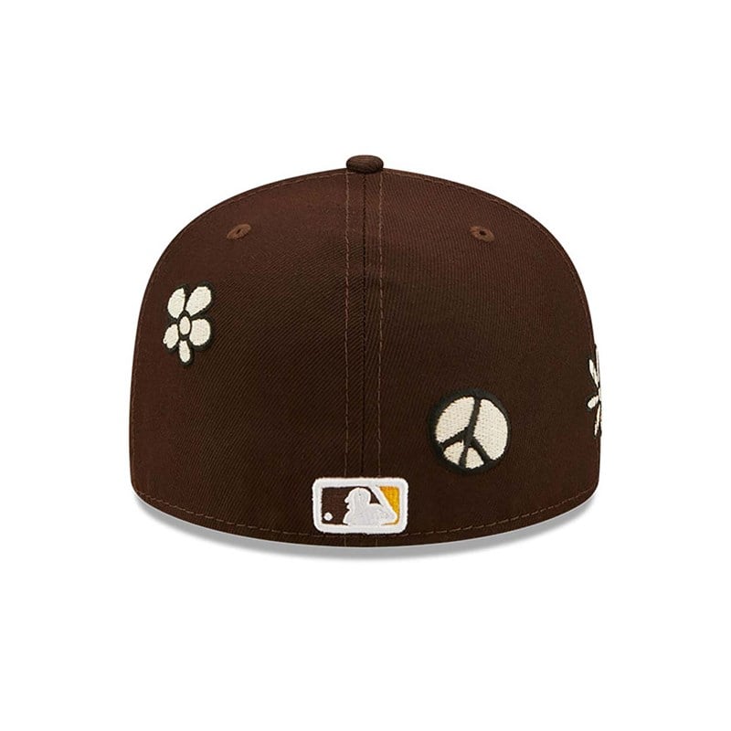 59fifty New Era San Diego Padres MLB Sunlight Pop Gorras Marrom | QD0698235