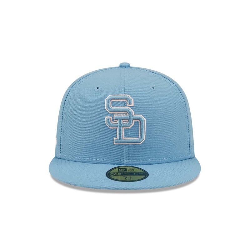 59fifty New Era San Diego Padres Pastel Fitted Gorras Azules | JH4876139