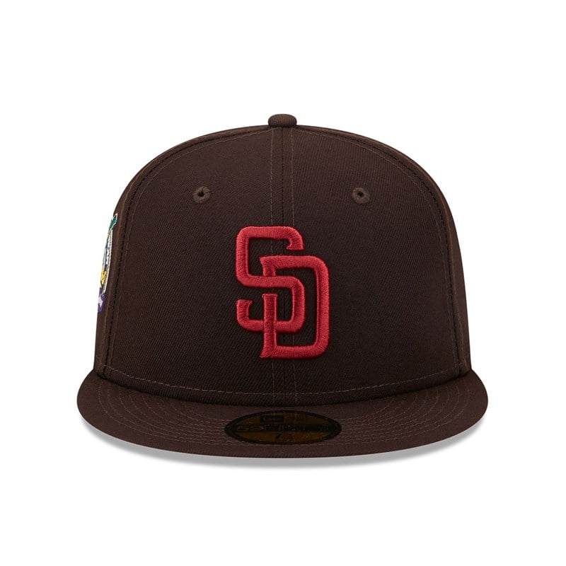 59fifty New Era San Diego Padres State Tartan Fitted Gorras Marrom | RU2081634