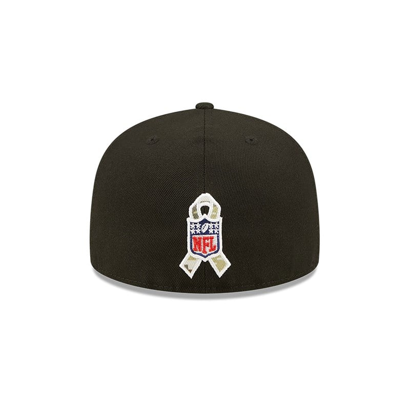 59fifty New Era San Francisco 49ers NFL Salute To Service Fitted Gorras Negros | ME7824659