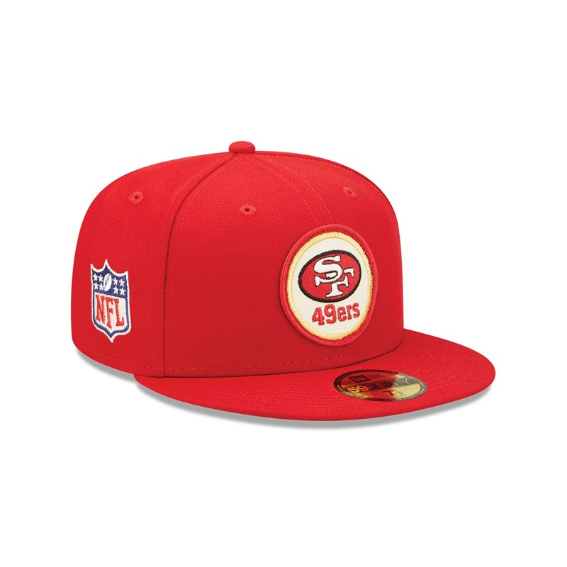 59fifty New Era San Francisco 49ers NFL Sideline 2022 Fitted Gorras Rojos | WZ3465091