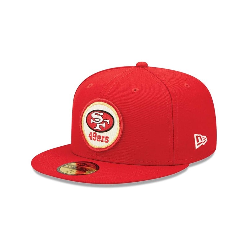 59fifty New Era San Francisco 49ers NFL Sideline 2022 Fitted Gorras Rojos | WZ3465091