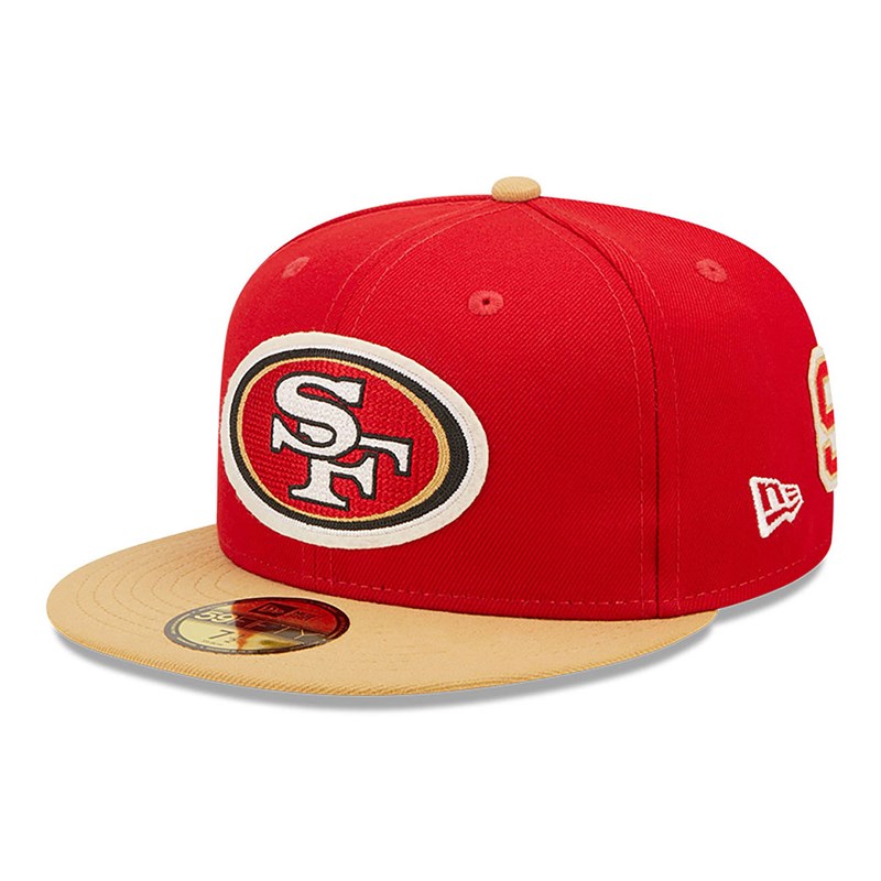 59fifty New Era San Francisco 49ers Ne Letterman Fitted Gorras Rojos | GK2691708