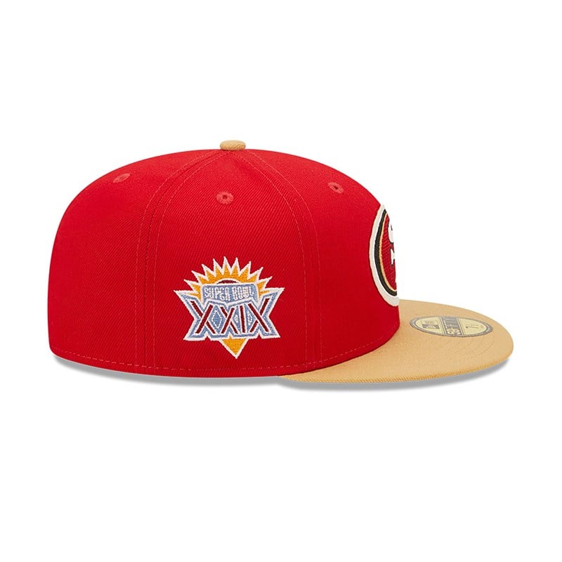 59fifty New Era San Francisco 49ers Ne Letterman Fitted Gorras Rojos | GK2691708