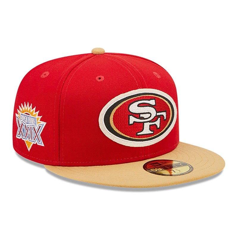 59fifty New Era San Francisco 49ers Ne Letterman Fitted Gorras Rojos | GK2691708