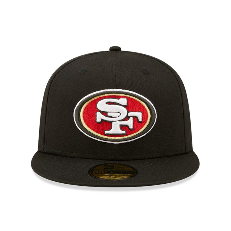 59fifty New Era San Francisco 49ers Side Patch Fitted Gorras Negros | WO1495326