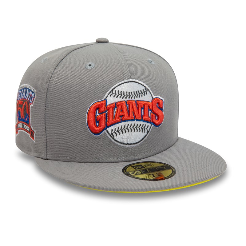 59fifty New Era San Francisco Giants 50 Years Fitted Gorras Grises | DR5142689