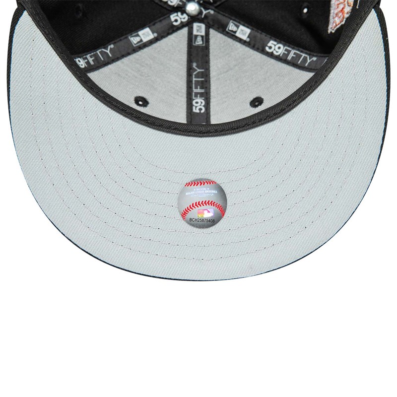 59fifty New Era San Francisco Giants 50th Anniversary Fitted Gorras Negros | PR8512674