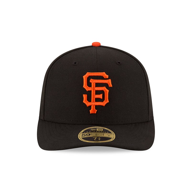 59fifty New Era San Francisco Giants Authentic Colección Low Profile Negros | PW7483109