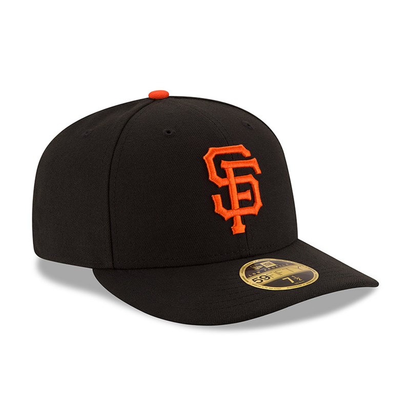 59fifty New Era San Francisco Giants Authentic Colección Low Profile Negros | PW7483109