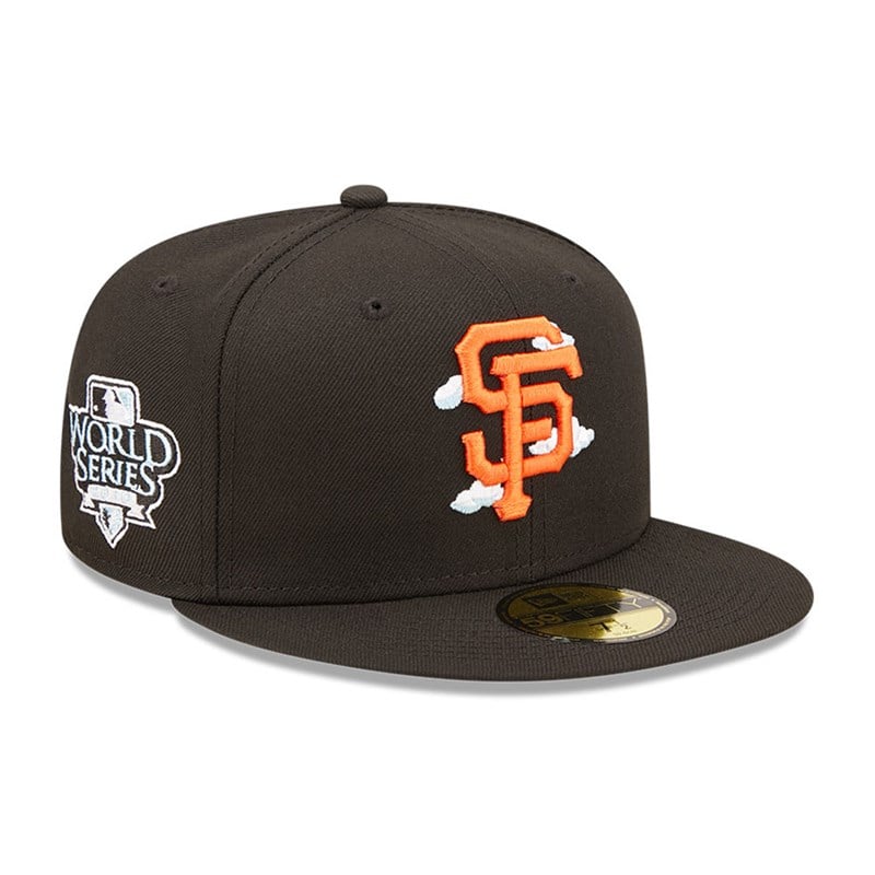 59fifty New Era San Francisco Giants Comic Cloud Fitted Gorras Negros | PC4869053