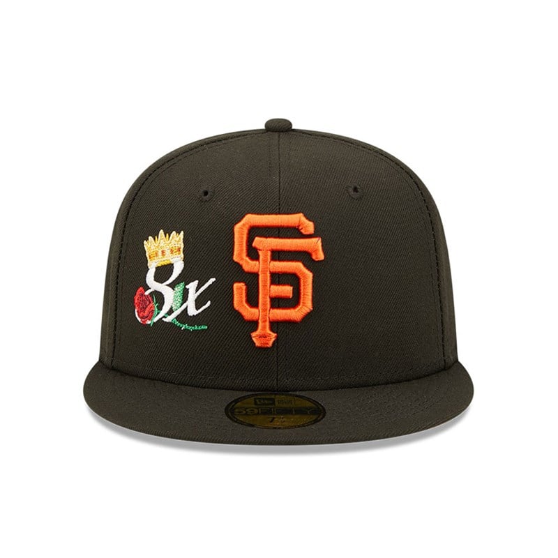 59fifty New Era San Francisco Giants Crown Champs Fitted Gorras Negros | KP4603259