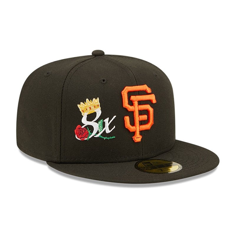 59fifty New Era San Francisco Giants Crown Champs Fitted Gorras Negros | KP4603259