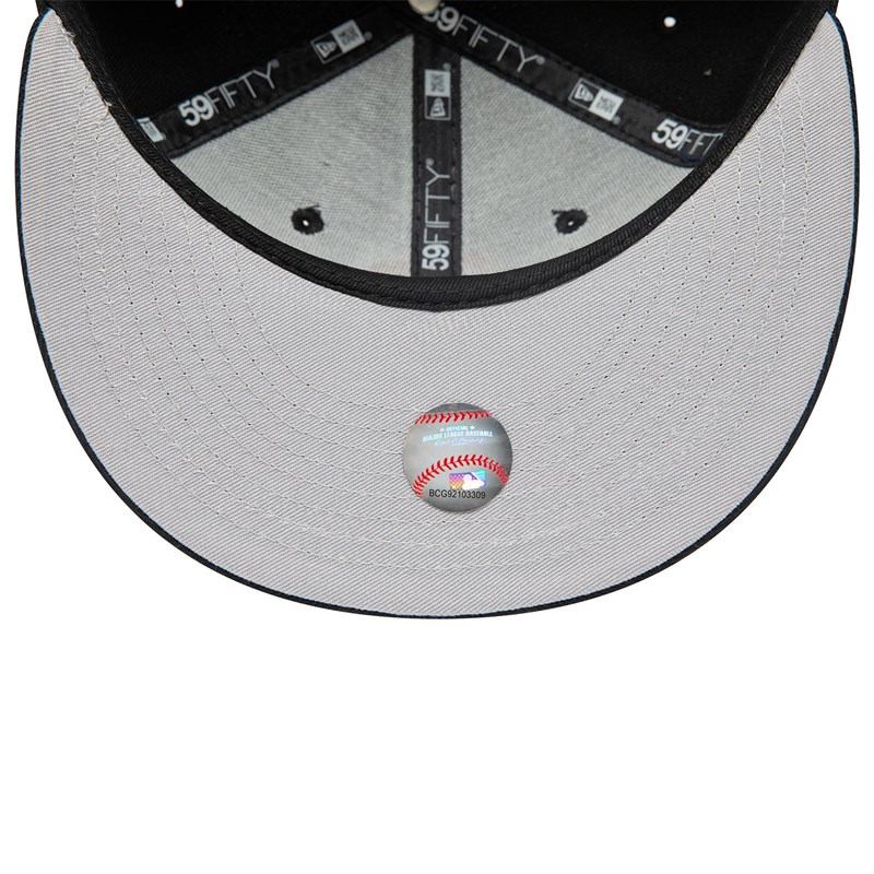 59fifty New Era San Francisco Giants Dual Logo Fitted Gorras Negros | NV7520861