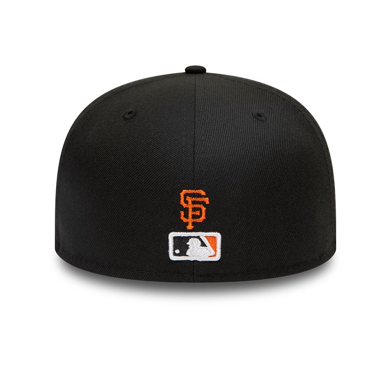 59fifty New Era San Francisco Giants Dual Logo Fitted Gorras Negros | NV7520861