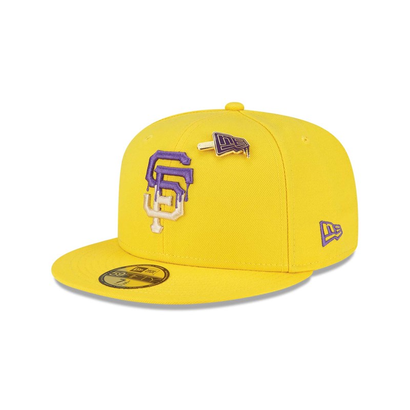 59fifty New Era San Francisco Giants Icy Pop Fitted Gorras Amarillos | EF7230169