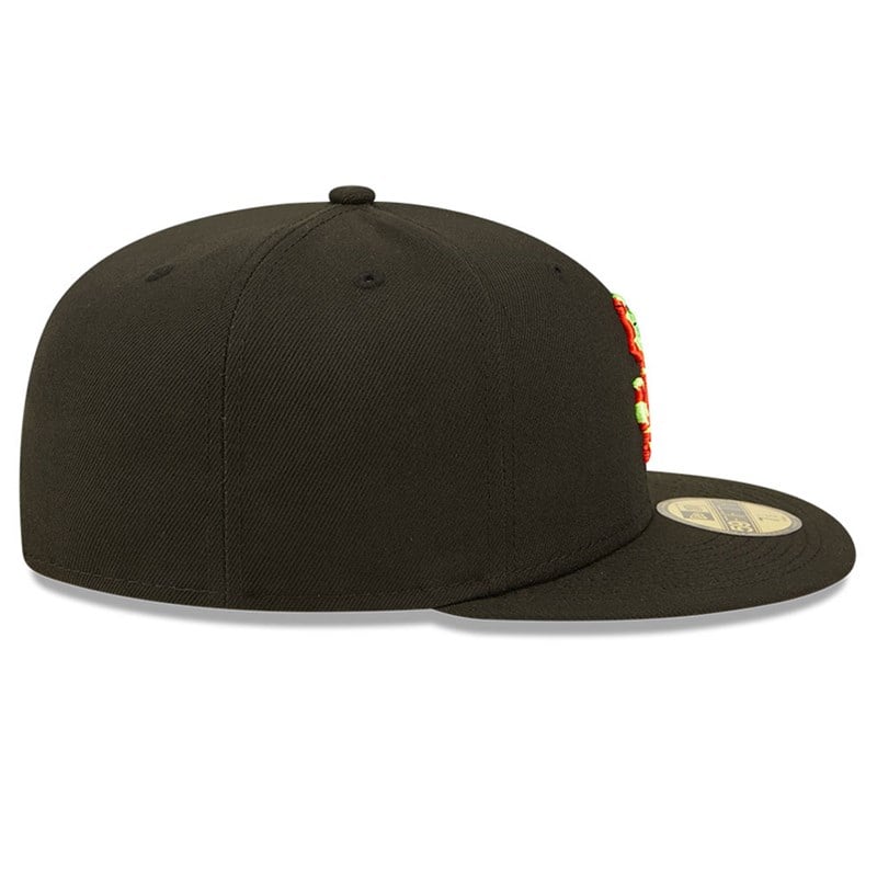 59fifty New Era San Francisco Giants Infrared Fitted Gorras Negros | SE0812567