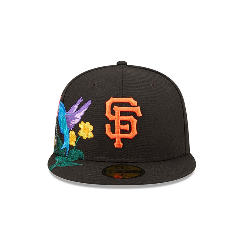 59fifty New Era San Francisco Giants MLB Blooming Fitted Gorras Negros | AO6745280