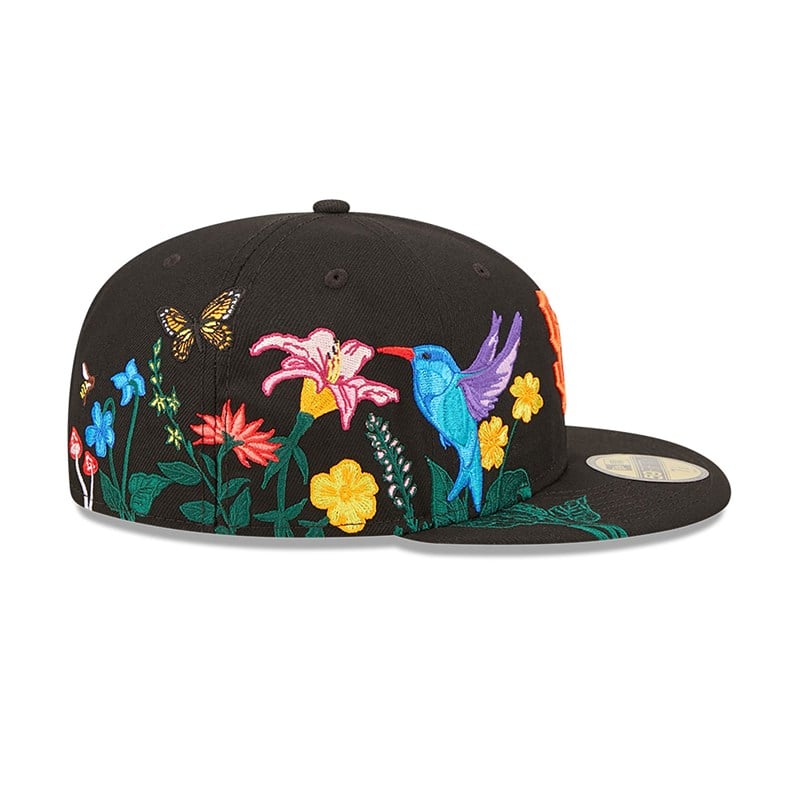 59fifty New Era San Francisco Giants MLB Blooming Fitted Gorras Negros | AO6745280