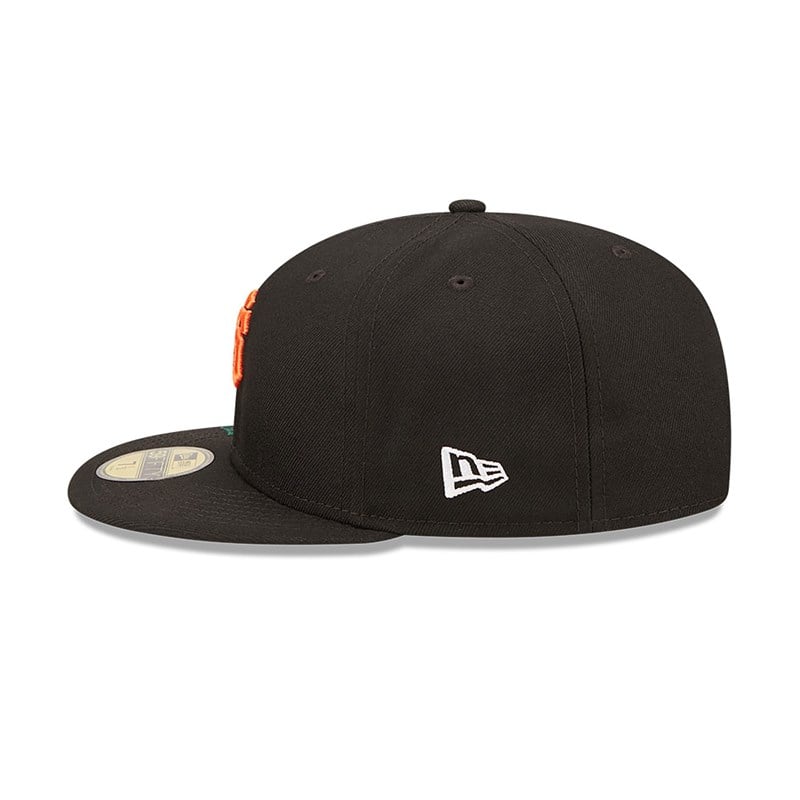 59fifty New Era San Francisco Giants MLB Blooming Fitted Gorras Negros | AO6745280