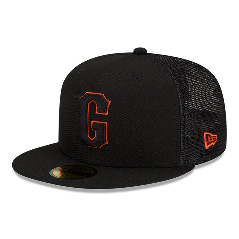 59fifty New Era San Francisco Giants MLB Batting Practice Gorras Negros | LO5946082