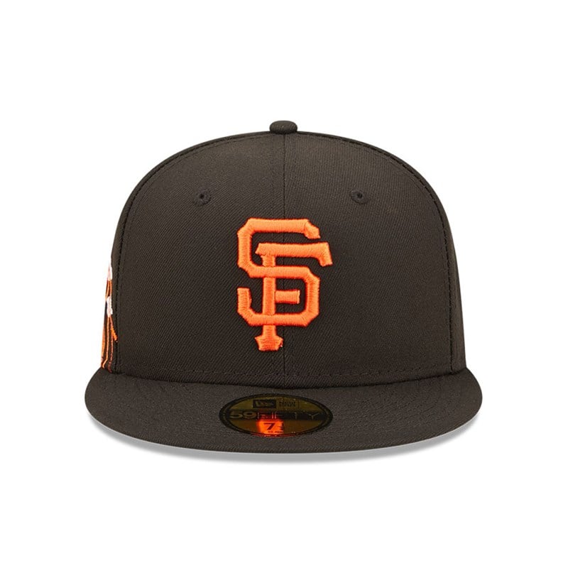 59fifty New Era San Francisco Giants MLB Cloud Fitted Gorras Negros | UO2973458