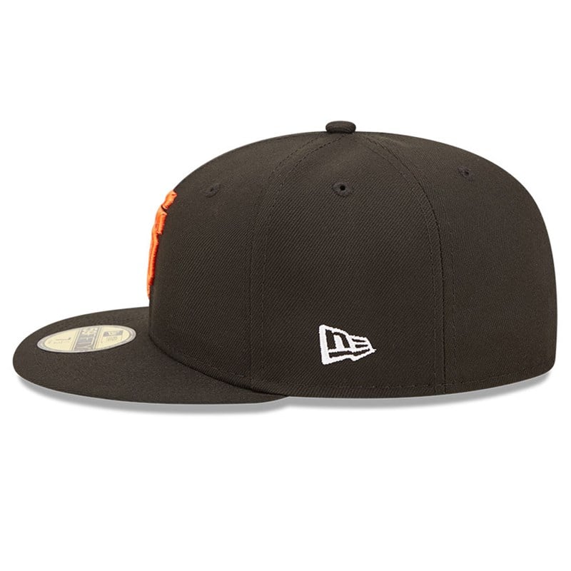 59fifty New Era San Francisco Giants MLB Cloud Fitted Gorras Negros | UO2973458