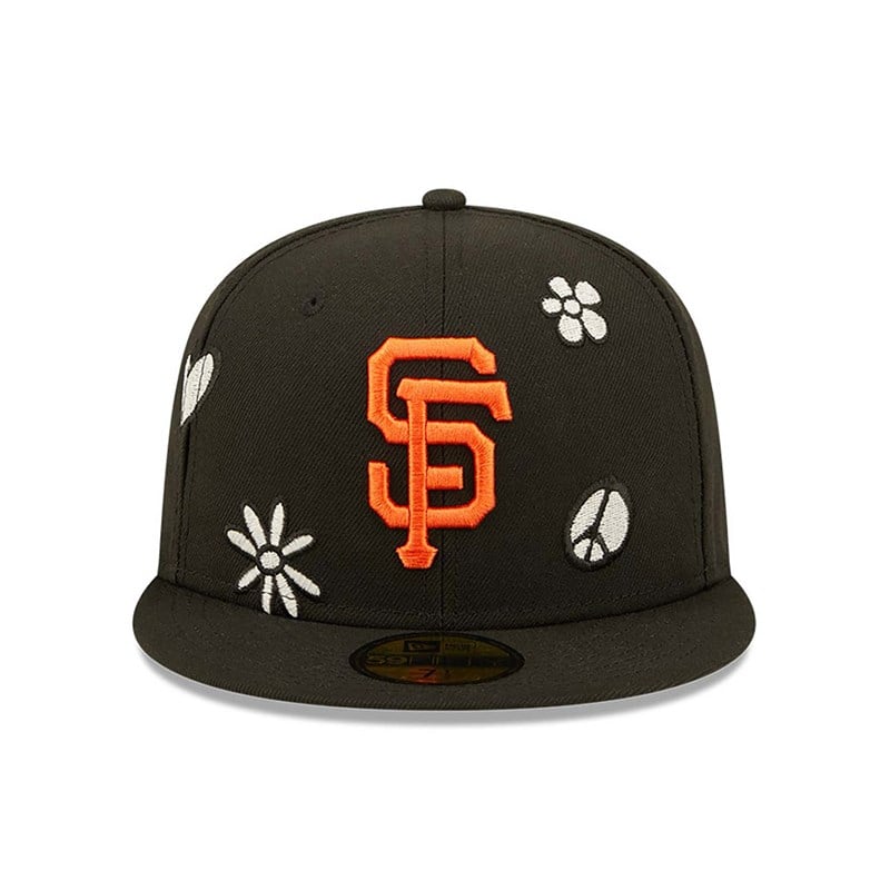 59fifty New Era San Francisco Giants MLB Sunlight Pop Gorras Negros | XV5472890