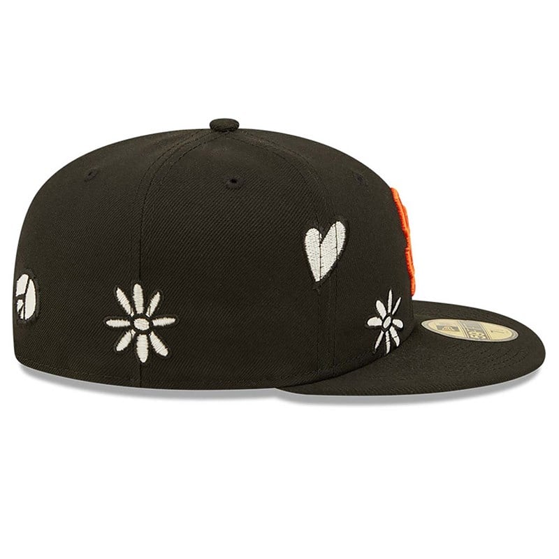 59fifty New Era San Francisco Giants MLB Sunlight Pop Gorras Negros | XV5472890