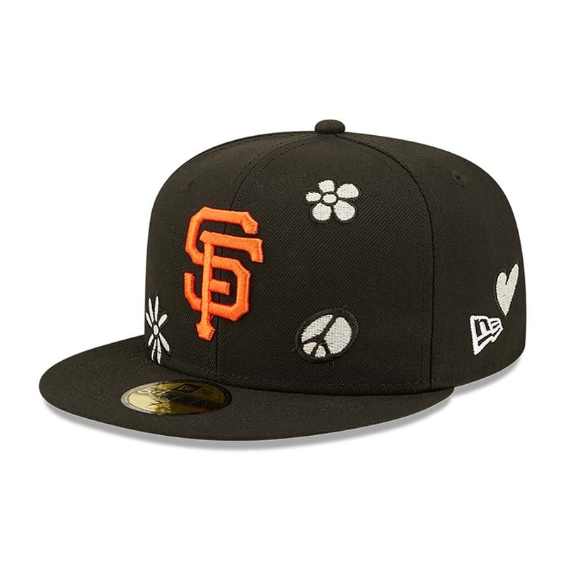 59fifty New Era San Francisco Giants MLB Sunlight Pop Gorras Negros | XV5472890